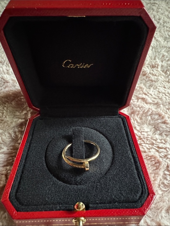 Cartier Jewelry - Cartier 18k Rose Gold Juste un clou Ring with Twist Detail